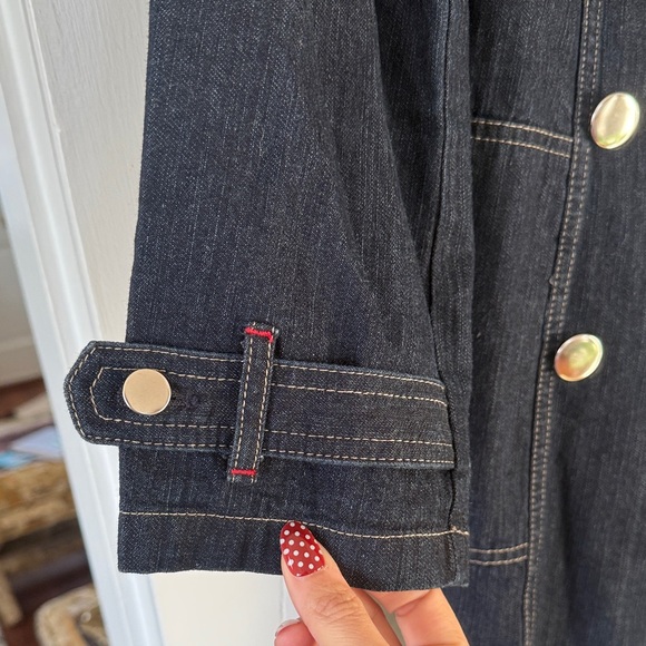 Nine & Compant Denim Trench Coat - Picture 6 of 11